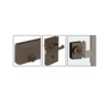 CRL 1CHSA Satin Anodized Mortise Housing for 7-Pin Small Format Interchangeable Cores (SFIC)