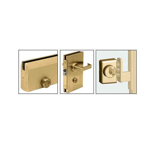 CRL 1CHSA Satin Anodized Mortise Housing for 7-Pin Small Format Interchangeable Cores (SFIC)