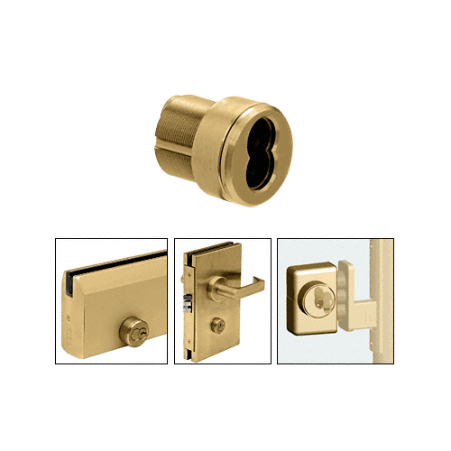 CRL 1CHSA Satin Anodized Mortise Housing for 7-Pin Small Format Interchangeable Cores (SFIC)