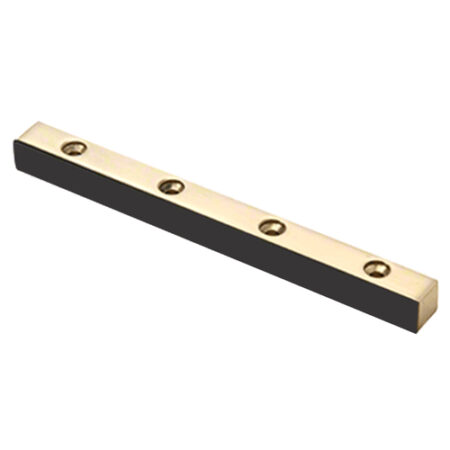 CRL 1NT308BR Brass Header Mounted Double Door Stop