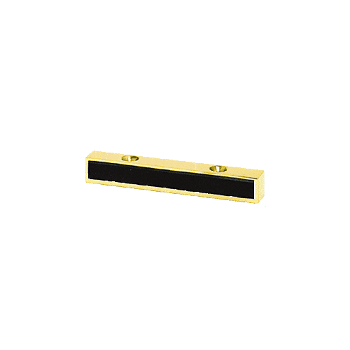 CRL 1NT308BR Brass Header Mounted Double Door Stop