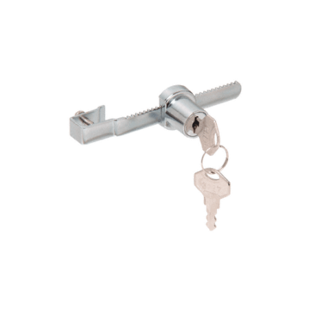 CRL 2040KA Chrome Keyed Alike Sliding Glass Door Lock