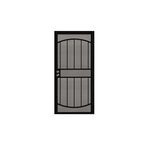 CRL 28180311 Black Gibraltar 32" x 80" Security Door