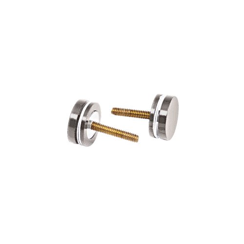 CRL 30SKCH Polished Chrome Replacement Washer/Stud Kit for Single-Sided Solid Pull Handle