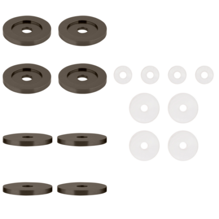 CRL 30WKABN Antique Brushed Nickel Replacement Washers for Back-to-Back Solid Pull Handle