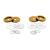 CRL 30WKPC0 Polished Copper Replacement Washers for Back-to-Back Solid Pull Handle