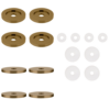 CRL 30WKPC0 Polished Copper Replacement Washers for Back-to-Back Solid Pull Handle