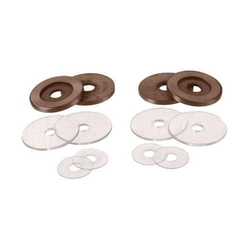 CRL 30WKPC0 Polished Copper Replacement Washers for Back-to-Back Solid Pull Handle