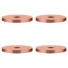 CRL 30WKPC0 Polished Copper Replacement Washers for Back-to-Back Solid Pull Handle