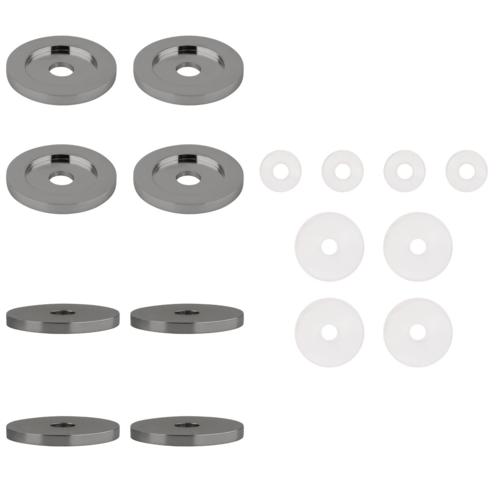 CRL 30WKPC0 Polished Copper Replacement Washers for Back-to-Back Solid Pull Handle