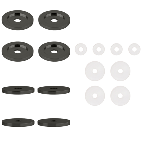 CRL 30WKPC0 Polished Copper Replacement Washers for Back-to-Back Solid Pull Handle