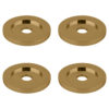 CRL 30WKPC0 Polished Copper Replacement Washers for Back-to-Back Solid Pull Handle