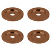 CRL 30WKPC0 Polished Copper Replacement Washers for Back-to-Back Solid Pull Handle