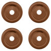 CRL 30WKPC0 Polished Copper Replacement Washers for Back-to-Back Solid Pull Handle