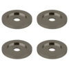 CRL 30WKPC0 Polished Copper Replacement Washers for Back-to-Back Solid Pull Handle