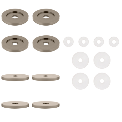 CRL 30WKPC0 Polished Copper Replacement Washers for Back-to-Back Solid Pull Handle