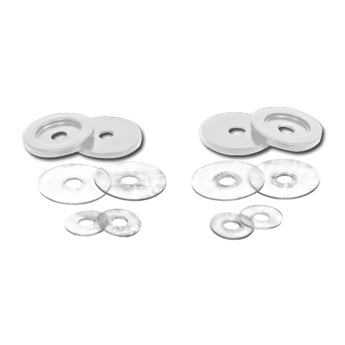 CRL 30WKPC0 Polished Copper Replacement Washers for Back-to-Back Solid Pull Handle