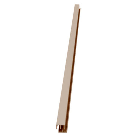 CRL 3253046 Tan 6' EZY-Glide Plastic Track Assembly