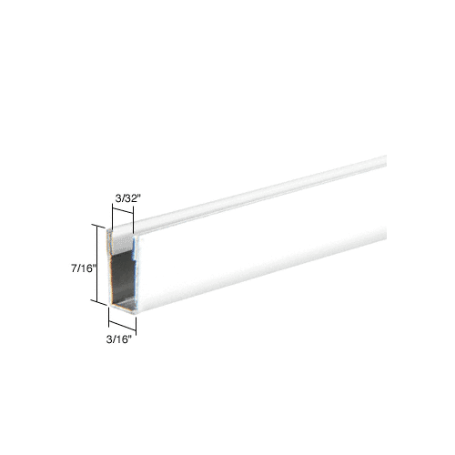 Brixwell 35048-CCP95-XCP50 Mill Standard Storm Window Frame for Single Strength Glass  95" Stock Length - pack of 50