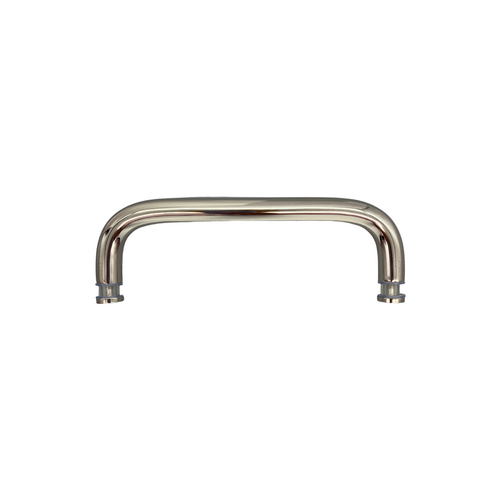 CRL BPS8SB Satin Brass 8" Single-Sided Solid 3/4" Diameter Pull Handle Without Metal Washers