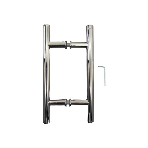 CRL LP6X6ABN Antique Brushed Nickel 6" Ladder Style Back-to-Back Pull Handle