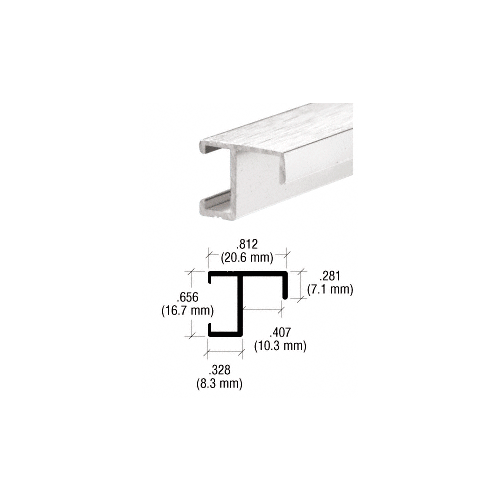 Brixwell 4410BA-CCP48-XCP3 Brite Anodized Picture Frame Molding  48" Stock Length - pack of 3