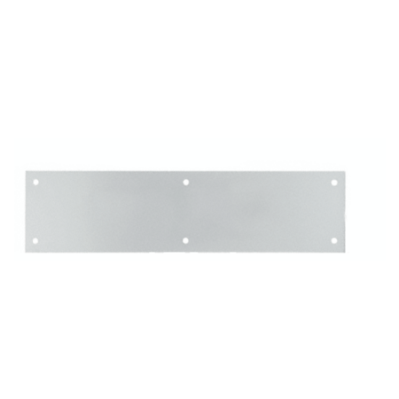 CRL 47 Satin Aluminum 3-1/2" x 15" Push Plate