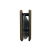 CRL BCU4BBRZ Brushed Bronze Beveled Hole-in-Glass Style Wall Mount Heavy-Duty Glass Clamp