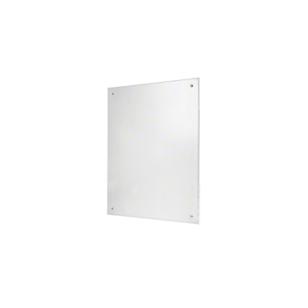 CRL 5301824 18" x 24" Frameless Stainless Steel Mirror