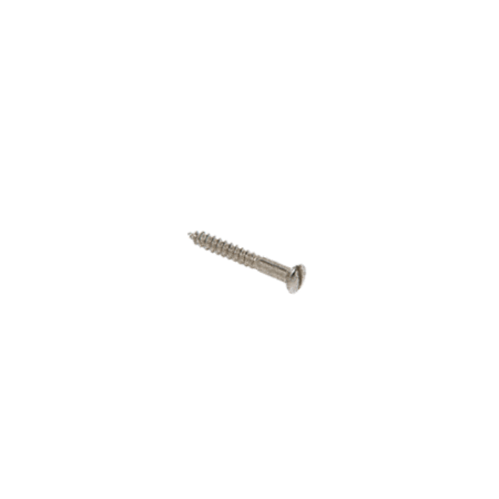 CRL 6X10HNPWS 6 x 1" Oval Head Nickel Plated Wood Screws