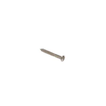 CRL 6X1120HNPWS-XCP100 6 x 1-1/2" Oval Head Nickel Plated Wood Screws - pack of 100