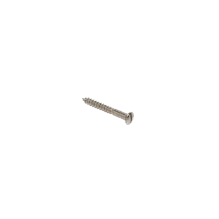 CRL 6X20HNPWS 6 x 2" Oval Head Brite Nickel Plated Wood Screws