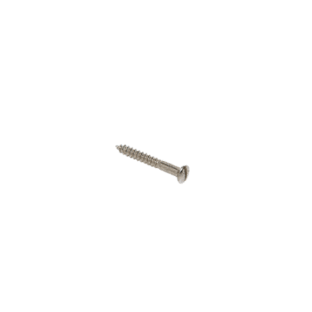 CRL 6X340HNPWS 6 x 3/4" Oval Head Nickel Plated Wood Screws