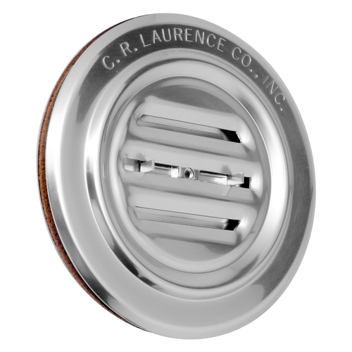 CRL 549 Chrome Plated Brass 5-5/16" No-Draft Speak-Thru