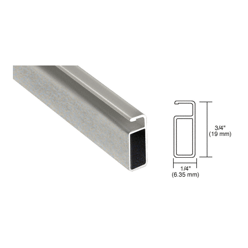 CRL A344M Mill 3/4" x 1/4" Extruded Screen Frame 144" Stock Length