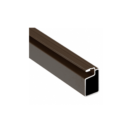 Brixwell A346BRZ-CCP84-XCP5 Bronze 3/4" x 3/8" Extruded Screen Frame  84" Stock Length - pack of 5