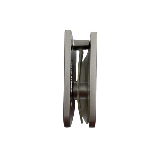 CRL GCB186PN Polished Nickel Traditional Style Movable Wall Mounted Transom Glass Clamp