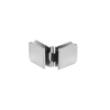 CRL ADJ180BN Brushed Nickel Adjustable Glass-to-Glass Clamp