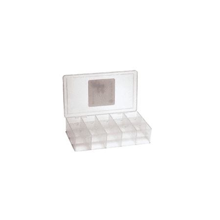 CRL AM05805 5 to 15 Compartment Plastic Parts Box