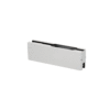 CRL AMR201A Aluminum Top or Bottom Patch Fitting - Less Insert Satin Anodized