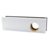 CRL AMR205BS Brushed Stainless AMR Series Patch Lock