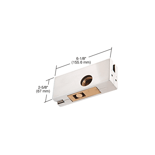 CRL AMR215A Satin Anodized AMR215 Series Patch Lock