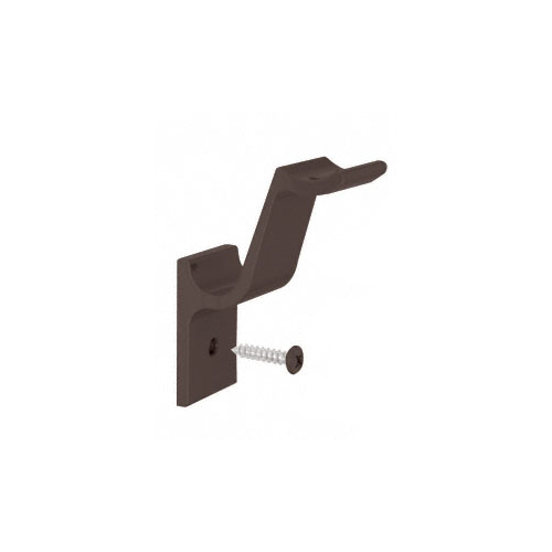 CRL ARHB1AGY Agate Gray Quick Connect Aluminum Hand Rail Bracket for 1-1/2" Diameter Tubing