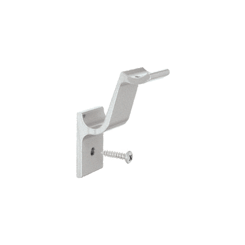 CRL ARHB1AGY Agate Gray Quick Connect Aluminum Hand Rail Bracket for 1-1/2" Diameter Tubing