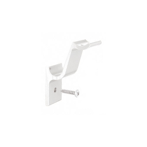 CRL ARHB1AGY Agate Gray Quick Connect Aluminum Hand Rail Bracket for 1-1/2" Diameter Tubing