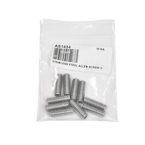 CRL AS142 Stainless 2" Long 1/4-20 Allen Screw for 3/4" and 1" Standoffs