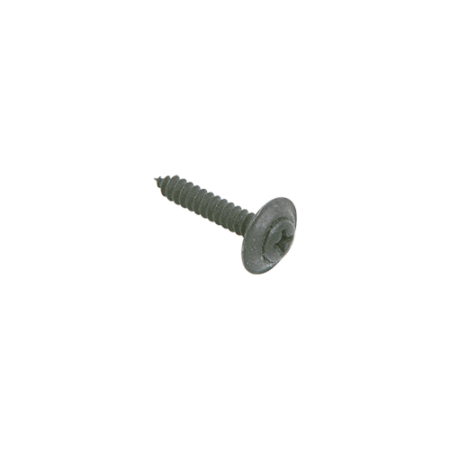 CRL AV11787 Black 8 x 5/8" Oval Head Phillips Sheet Metal Screws with Countersunk Washers