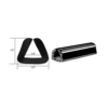 CRL AV539 Rubber Glazing Channel for 1/4" Material - 11/32" Base Width