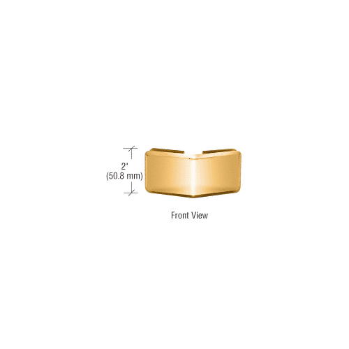 CRL BGC135CH Chrome Beveled 135 degree Glass-to-Glass Clamp