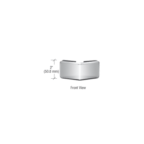 CRL BGC135CH Chrome Beveled 135 degree Glass-to-Glass Clamp